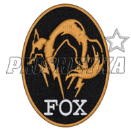 Metal Gear Solid FOX MGS патч вышивка выбор липучки