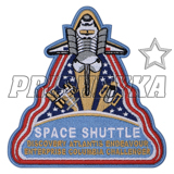 Space Shuttle Шаттл нашивка вышитая